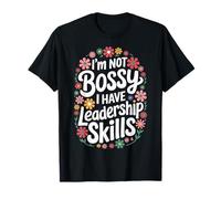 Esposa Marido No soy mandona Tengo habilidades de liderazgo Camiseta