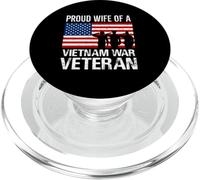 Esposa Orgullosa Vietnam War Veteran Marido Esposas A Juego De Diseño PopSockets PopGrip para MagSafe