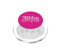 Esposa recién Casada Tatuaje Estilo Texto gráfico PopSockets PopGrip para MagSafe