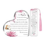 Esposa Regalos Mi Mujer Cumpleaños Signos Corazón Marcadores de Libros Juego de 2 Piezas Aniversario de Bodas Almas Gemelas Mi Amante Placas Navidad San Valentín Recuerdo para Ella Te Amo Románticos