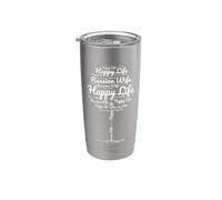 Esposa Rusa Vida Feliz Mujeres Rusas Rusia Rusas Vaso térmico de acero inoxidable de doble pared
