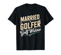 Esposa Se Casó con Golfista Fin De Semana Viuda del Golf Camiseta