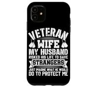 Esposa veterana Mi Esposo arriesgó su Vida para Salvar a extraños Ju Carcasa para iPhone 11
