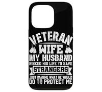 Esposa veterana Mi Esposo arriesgó su Vida para Salvar a extraños Ju Carcasa para iPhone 13 Pro