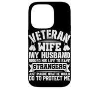Esposa veterana Mi Esposo arriesgó su Vida para Salvar a extraños Ju Carcasa para iPhone 14 Pro