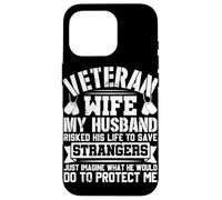 Esposa veterana Mi Esposo arriesgó su Vida para Salvar a extraños Ju Carcasa para iPhone 16 Pro