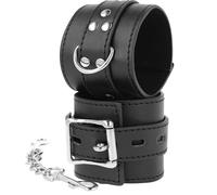 Esposas bdsm en cuero negro, Poids 0.232 Kg