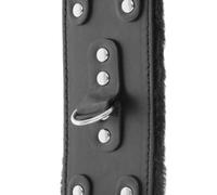 Esposas bdsm en negro piel fetiche, Poids 0.175 Kg