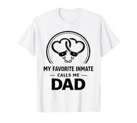 Esposas de corazón de My Favorite Inmate Calls Me Dad Camiseta