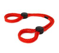 Esposas De Cuerda De Algodón Para Adultos,Grilletes De Tobillo,Multifuncionales,Autoajustables,Ataduras Sexuales Para Tobillos,Muñecas,Esposas,Muslos,Brazos Y Piernas,Color Rojo,Talla Única