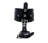 Esposas De Cuero Sintético Para Mano,Muñeca Y Pulgar,Cinturones De Bondage Para Cosplay Bdsm,Correa Ajustable Para Tobillo Y Muñeca Con Ataduras Para Los Dedos De Los Pies,Juguetes Sexuales,Color