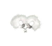 ESPOSAS DE METAL Y PELUCHE - BLANCO