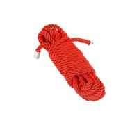 Esposas de seda de 5 m y 10 m, cuerda de sujeción sexy for hombres, mujeres, parejas, esclavos BDSM, bondage corporal, shibari, coqueteo, producto erótico(Red Silk 5M)
