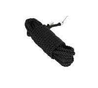 Esposas de seda de 5 m y 10 m, cuerda de sujeción sexy for hombres, mujeres, parejas, esclavos BDSM, bondage corporal, shibari, coqueteo, producto erótico(Black Silk 10M)