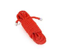 Esposas de seda de 5 m y 10 m, cuerda de sujeción sexy for hombres, mujeres, parejas, esclavos BDSM, bondage corporal, shibari, coqueteo, producto erótico(Red Silk 10M)