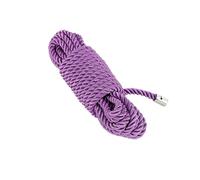 Esposas de seda de 5 m y 10 m, cuerda de sujeción sexy for hombres, mujeres, parejas, esclavos BDSM, bondage corporal, shibari, coqueteo, producto erótico(Purple Silk 5M)