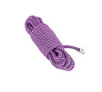Esposas de seda de 5 m y 10 m, cuerda de sujeción sexy for hombres, mujeres, parejas, esclavos BDSM, bondage corporal, shibari, coqueteo, producto erótico(Purple Silk 10M)