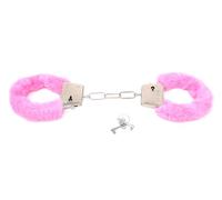 esposas esposas ROSA rosado, policía mujer,policía,enfermero,médico, oficial de seguridad, accesorio de disfraces. de metal con la felpa mk2