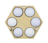 Espositore Per Palline Da Golf | Scaffale Per Paline Da Golf Esagonale | Espositore Per Palline Da, Espositore Esagonale Per Montaggio A Parete, Collezione Di Paline Da In Legno, Organizador Per Ripor