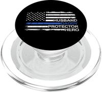 Esposo Daddy Protector Héroe Oficial de Policía Padre Papá PopSockets PopGrip para MagSafe