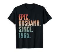 Esposo épico del 60 aniversario de bodas desde 1965 Pareja de ancianos Camiseta
