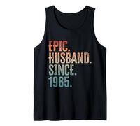 Esposo épico del 60 aniversario de bodas desde 1965 Pareja de ancianos Camiseta sin Mangas