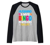 Esposo Esposa Bingo Partners For Life Camiseta Manga Raglan