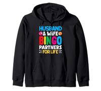 Esposo Esposa Bingo Partners For Life Sudadera con Capucha