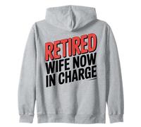 Esposo Jubilado Divertido Diciendo: Esposa Ahora a Cargo Sudadera con Capucha