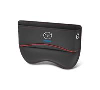 EsprAL Coche Cuero Asiento Hueco Caja Almacenamiento, para Mazda 3 5 6 CX-3 CX-30 CX-5 CX-7 CX-8 CX-9 MX-5 Car Consola Gap Filler Organizador multifunción Asientos Accesorios,A/Black