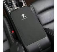 EsprAL Coche Piel Consola Central Almohadilla reposabrazos, para Peugeot 508 607 806 807 1007 2008 3008 4007 5008 Rifter Bipper RCZ Caja Apoyabrazos Antideslizantes Impermeable protección Accesorios
