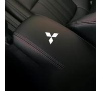 EsprAL Coche Piel Consola Central Fundas reposabrazos, para Mitsubishi ASX 2020-2023 Caja Apoyabrazos Antideslizantes Impermeable protección Accesorios,A/Black