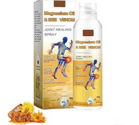 Espray de Aceite de Magnesio y Veneno de Abeja para la Curación de Articulaciones, Gel para el Alivio del Dolor Articular en Espalda, Cuello, Manos y Rodillas, para la Recuperación Muscular y Articula