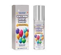 Espray de brillo para globos, 100 ml de látex brillante, spray de brillo instantáneo, revestimiento de acabado brillante para un brillo duradero y refuerzo de color, para de interior y