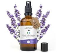 Espray de lavanda orgánica para almohadas con aceite de lavanda natural (Lavandula Angustifolia) para un sueño tranquilo y buen humor, spray de lavanda, 100 ml