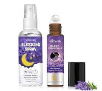 Espray de lavanda para almohada [aceite de lavanda orgánico] para dormir y relajarse, 10 ml, calmante