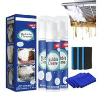 Espray de limpieza multiusos sin enjuague de espuma de limpieza de burbujas, spray de espuma para eliminar grasa y suciedad difíciles