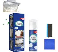 Espray de limpieza multiusos sin enjuague de espuma de limpieza de burbujas, spray de espuma para eliminar grasa y suciedad difíciles