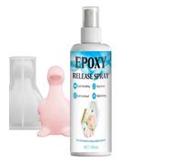 Espray de separación de moldes de silicona para separar moldes, 100 ml, revestimiento antiadherente de secado rápido, para cera de velas, yeso, manualidades, proyectos de arte, resina de fundición