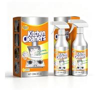 Espray Desengrasante En Espuma For Cocina, Removedor De Grasa Limón, 120ML | Previene Depósitos Minerales, Abrasivo Suave, Seguro For Vidrio De Azulejos De Acero Inoxidable, Aroma Fresco(3PCS)