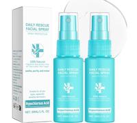 Espray Facial de Ácido Hipocloroso, Espray Facial de Rescate Diario, Alivia Rojeces e Imperfecciones, Bruma Facials Hidratante para Piel Sensible (2PCS)