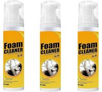 Espray limpiador de espuma multiusos - Limpiador de grasa de cocina sin enjuague, limpiador multiusos de limón para el hogar, coche, cocina, baño, 100 ml (3 unidades)