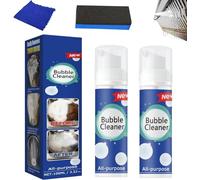 Espray limpiador de grasa pesada de espuma, limpiador de burbujas, limpiador de manchas de aceite pesado, potente limpiador de espuma para eliminar manchas, removedor de grasa y mugre persistente (2