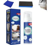 Espray limpiador de grasa pesada de espuma, limpiador de burbujas, limpiador de manchas de aceite pesado, potente limpiador de espuma para eliminar manchas, removedor de grasa y mugre persistente (1