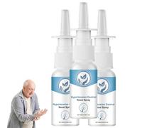 Espray nasal Relieve, espray nasal natural, espray para el alivio de la sinusitis de 20 ml, soporte para la presión arterial y renovación energética, restaura la energía. (3Piezas)
