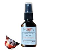 Espray pequeño hecho a mano altamente perfumado para habitación, ambientador de larga duración, fuerte fragancia, regalo de aire (brasas doradas y ciruela)