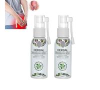 Espray perianal herbal para aliviar las molestias: espray refrescante y reconfortante para zonas sensibles, mezcla calmante con ingredientes naturales para calmar la irritación, 30 ml (2 botellas)