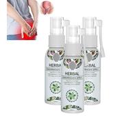 Espray perianal herbal para aliviar las molestias: espray refrescante y reconfortante para zonas sensibles, mezcla calmante con ingredientes naturales para calmar la irritación, 30 ml (3 botellas)