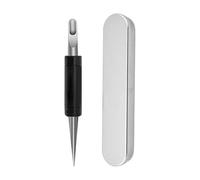 Espresso Art Tools, Stainless Steel Double-Ended Pen with Wood Handle