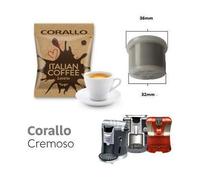 Espresso Cap/Due/Gimoka/Squesito Compatible Corallo Cremoso 50 ud